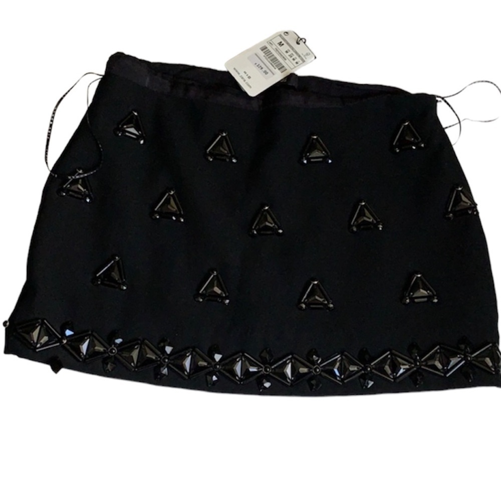 Zara women embellish miniskirt size medium goth whimsigoth